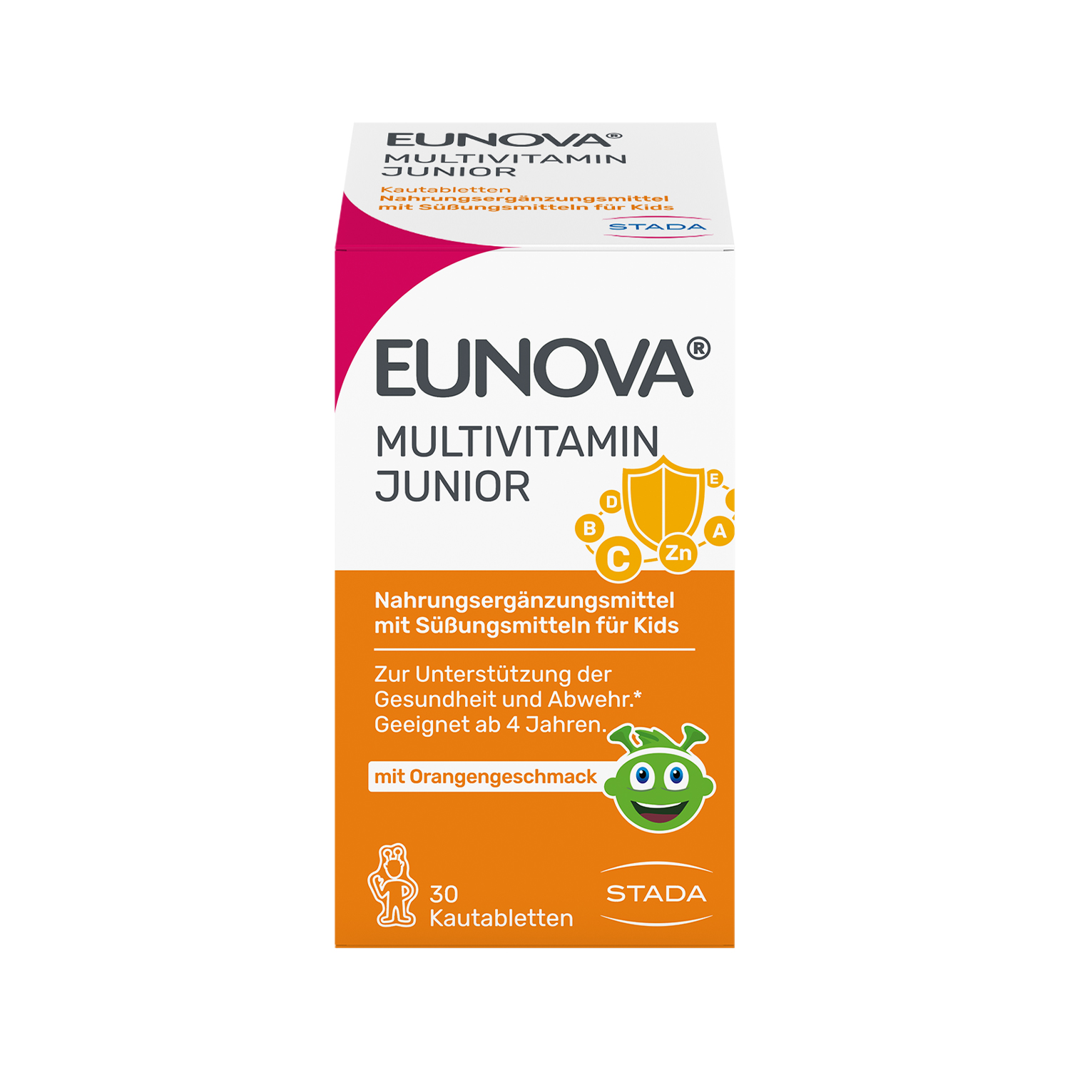 EUNOVA Junior Kautabletten m.Orangengeschmack Abbildung für EUNOVA Junior Kautabletten m.Orangengeschmack
