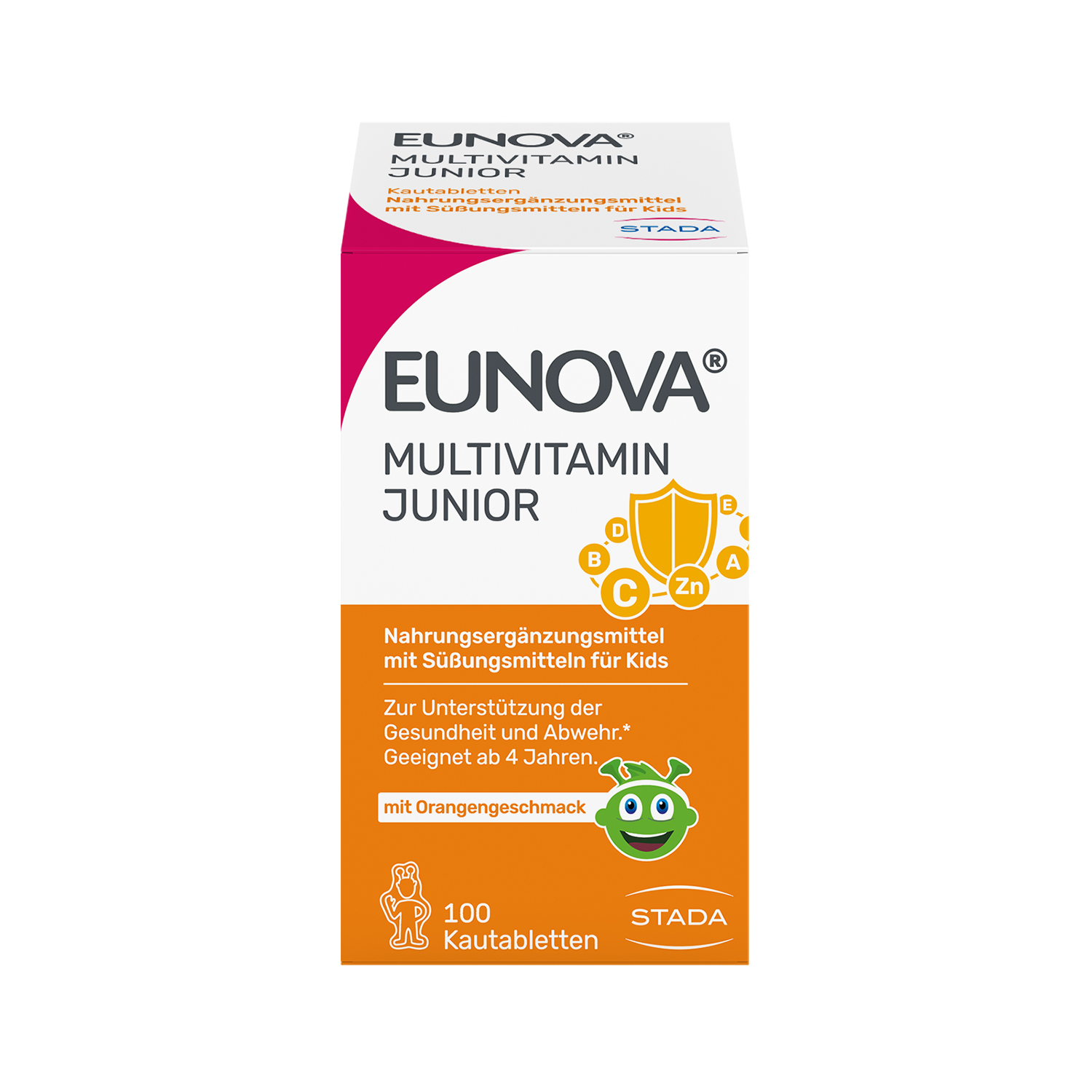 EUNOVA Junior Kautabletten m.Orangengeschmack Abbildung für EUNOVA Junior Kautabletten m.Orangengeschmack