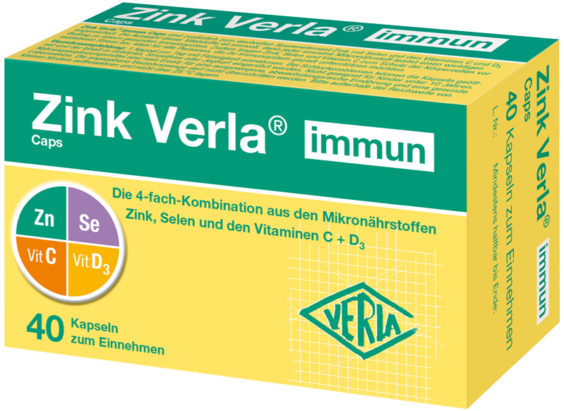 Zink Verla® immun Caps Abbildung für Zink Verla® immun Caps