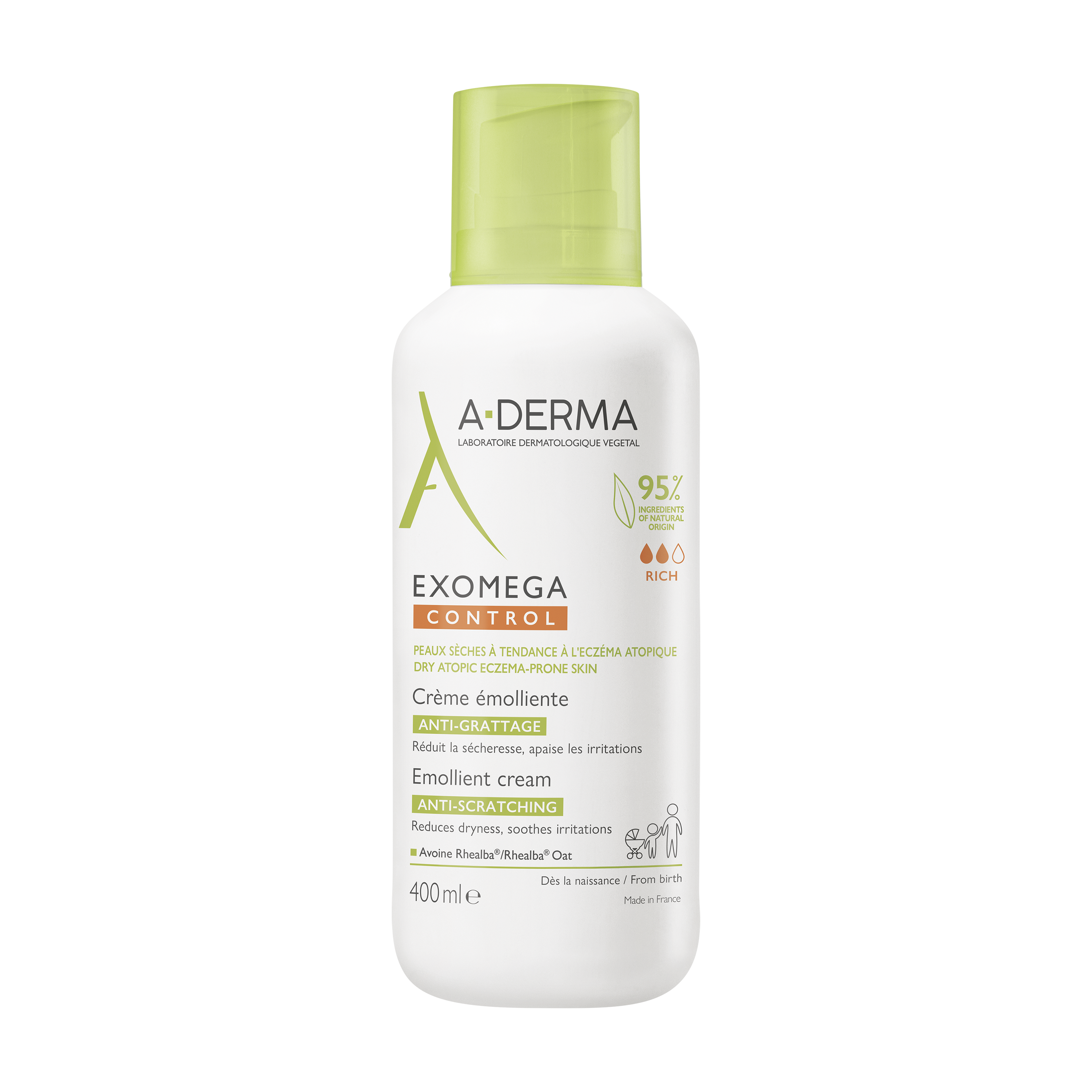 A-DERMA EXOMEGA CONTROL Creme rückfettend Abbildung für A-DERMA EXOMEGA CONTROL Creme rückfettend