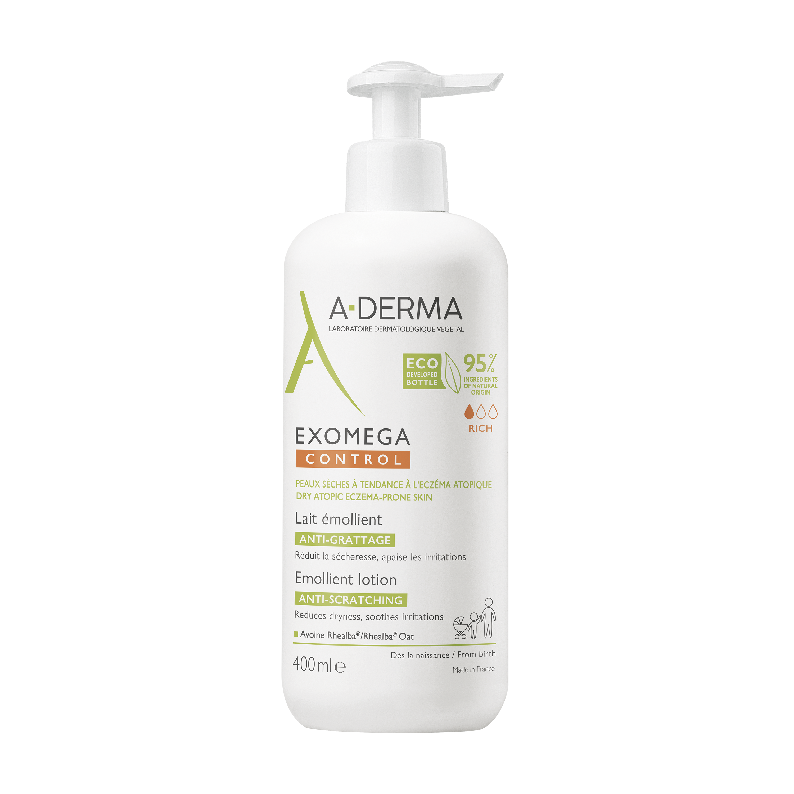 A-DERMA EXOMEGA CONTROL Milch rückfettend Abbildung für A-DERMA EXOMEGA CONTROL Milch rückfettend