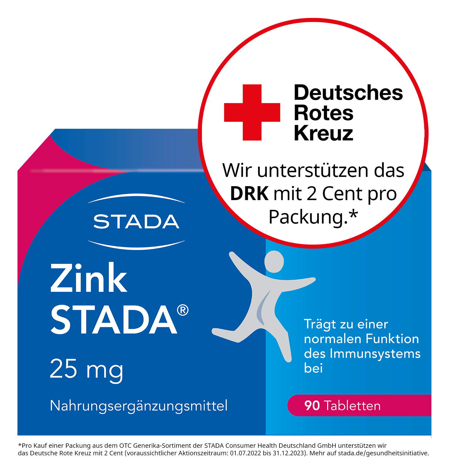 ZINK STADA 25 mg Tabletten Abbildung für ZINK STADA 25 mg Tabletten