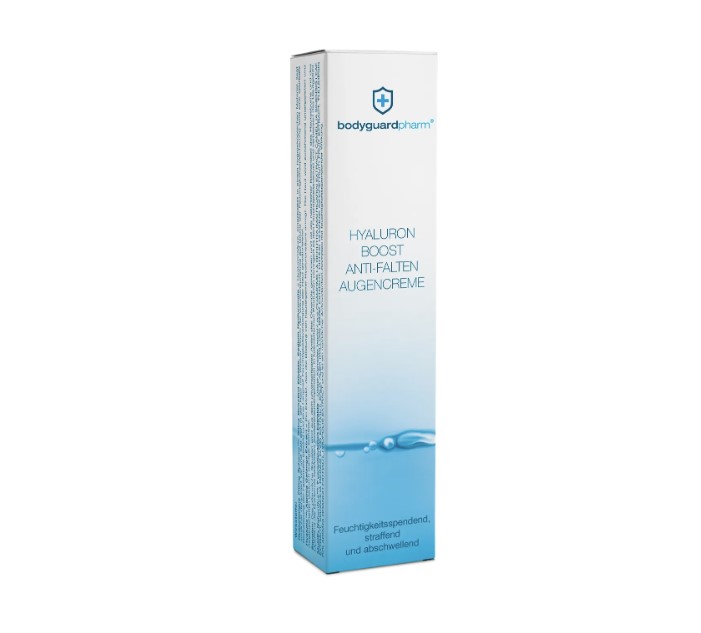 BODYGUARDPHARM HYALURON BOOST Anti-Falten Augencreme Abbildung für BODYGUARDPHARM HYALURON BOOST Anti-Falten Augencreme