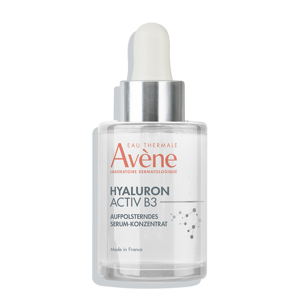Avène Hyaluron Activ B3 Aufpolsterndes Serum-Konzentrat - Anti-Aging Pflege mit Niacinamid Abbildung für Avène Hyaluron Activ B3 Aufpolsterndes Serum-Konzentrat - Anti-Aging Pflege mit Niacinamid