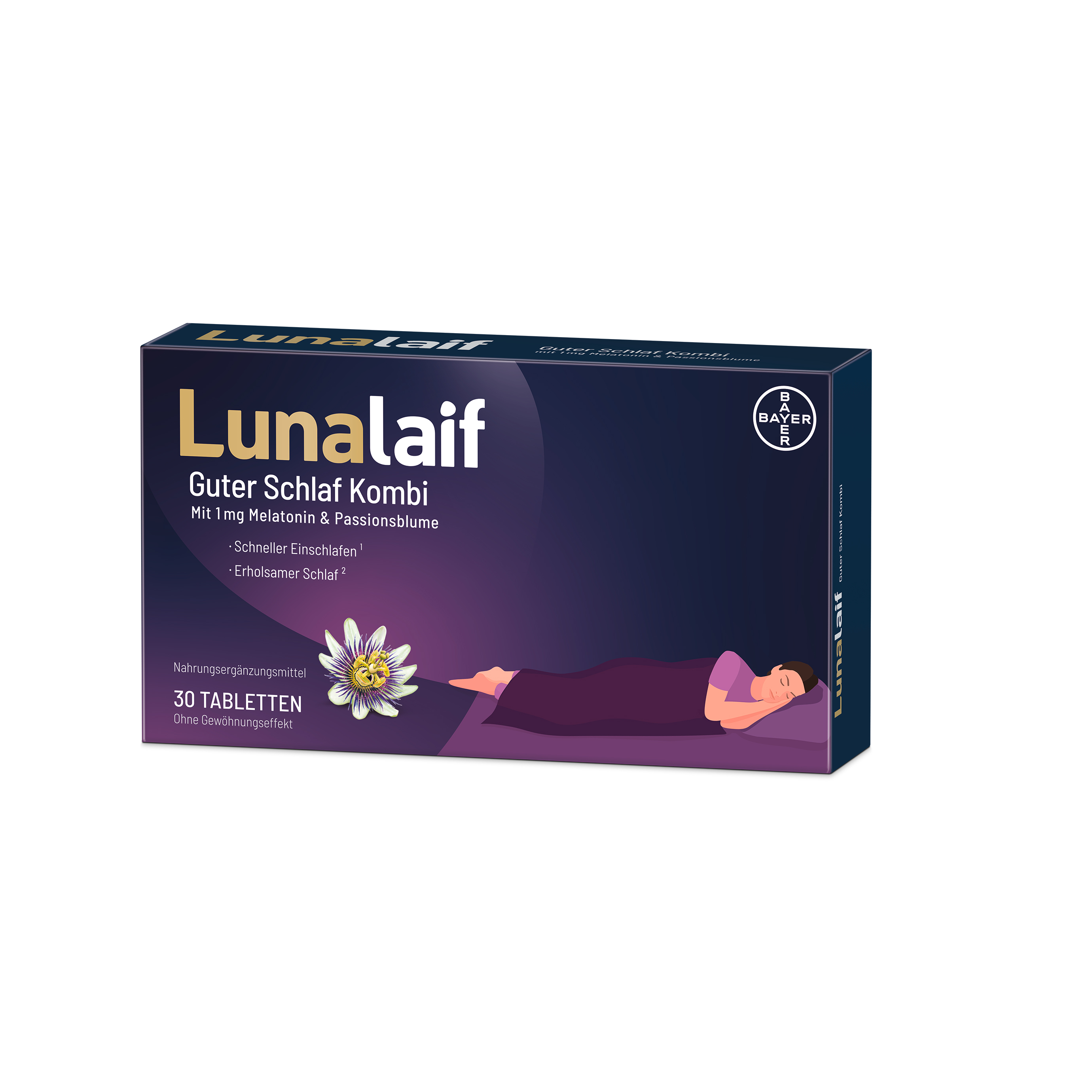 LUNALAIF Guter Schlaf Kombi Tabletten Abbildung für LUNALAIF Guter Schlaf Kombi Tabletten