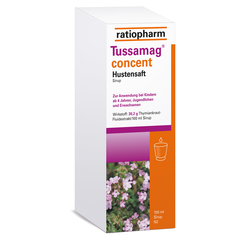 Tussamag® concent Hustensaft Abbildung für Tussamag® concent Hustensaft