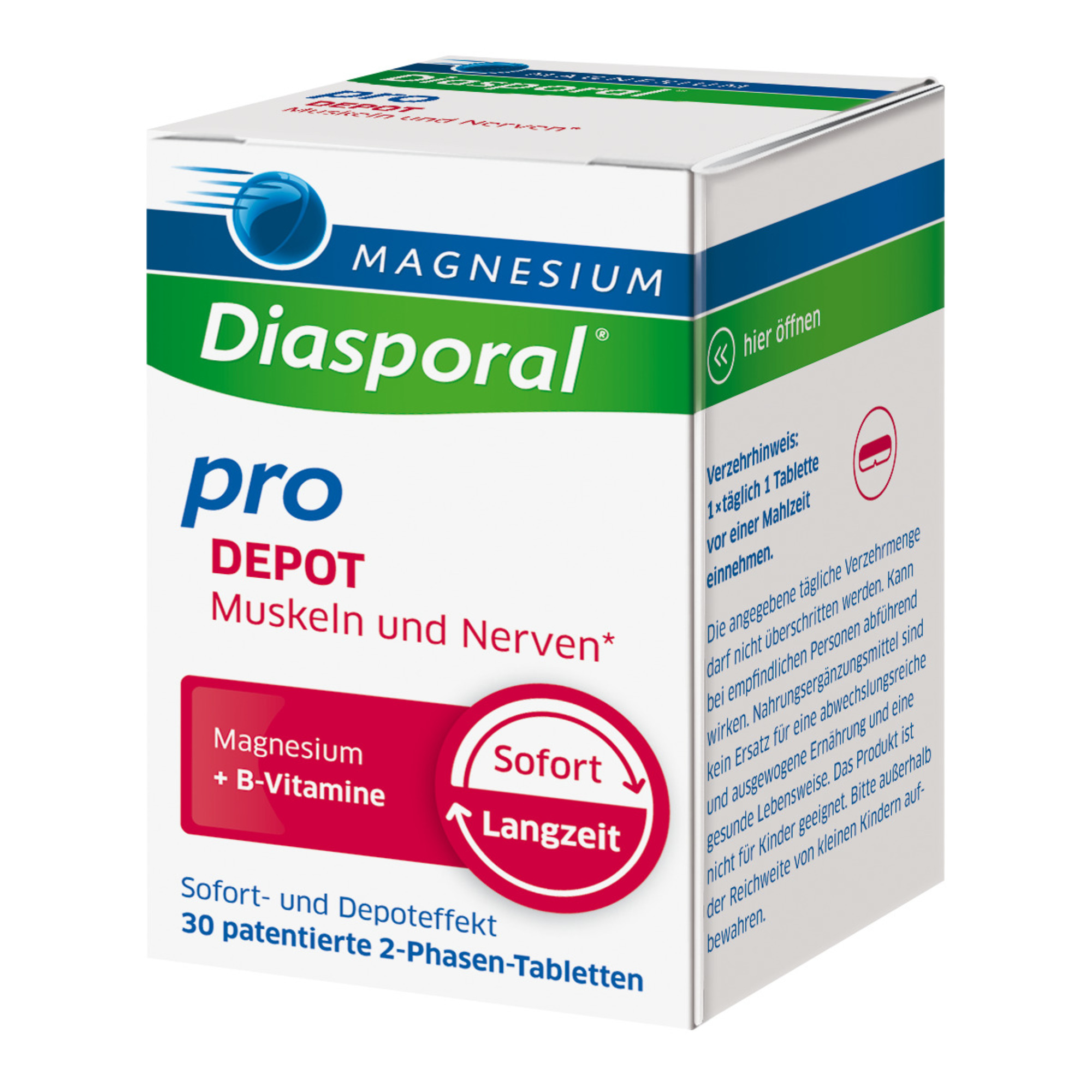MAGNESIUM DIASPORAL pro B-Vit.DEPOT Musk.+Nerv.Tab Abbildung für MAGNESIUM DIASPORAL pro B-Vit.DEPOT Musk.+Nerv.Tab