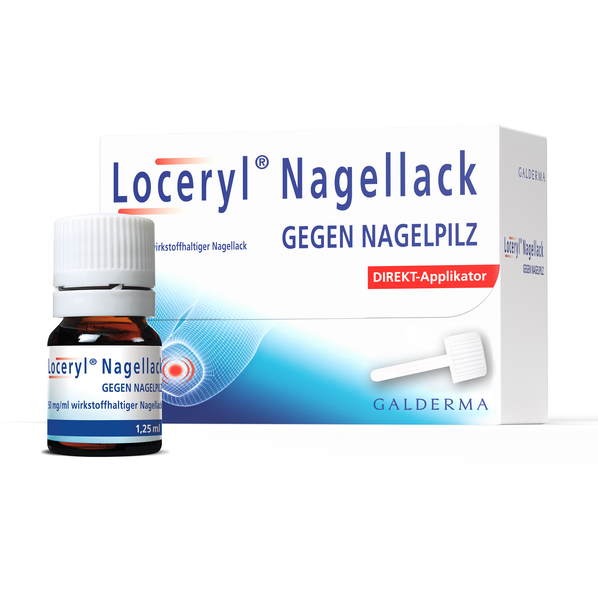 LOCERYL Nagellack gegen Nagelpilz DIREKT-Applikat. Abbildung für LOCERYL Nagellack gegen Nagelpilz DIREKT-Applikat.