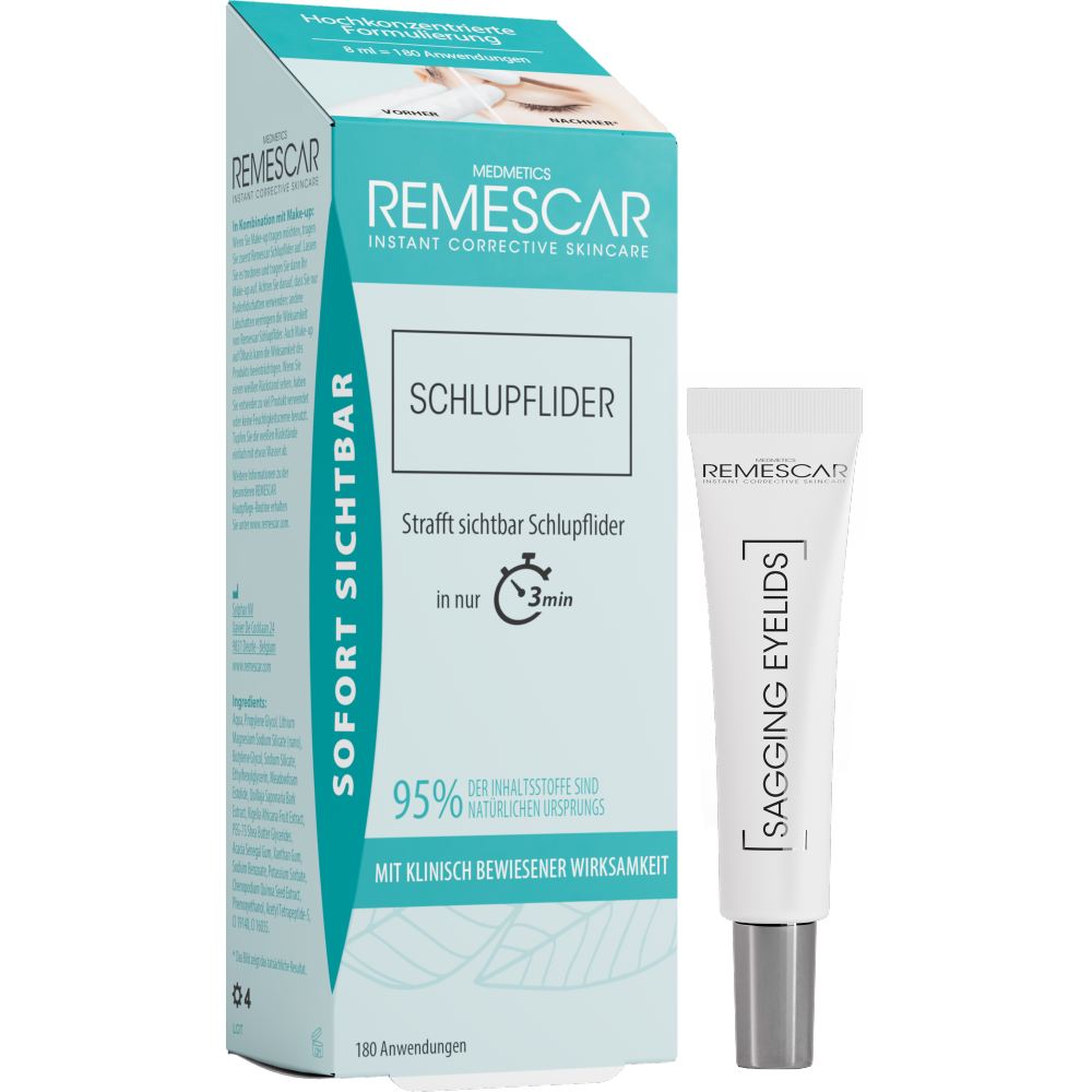 Remescar Schlupflider behandeln mit Soforteffekt, 8ml Abbildung für Remescar Schlupflider behandeln mit Soforteffekt, 8ml