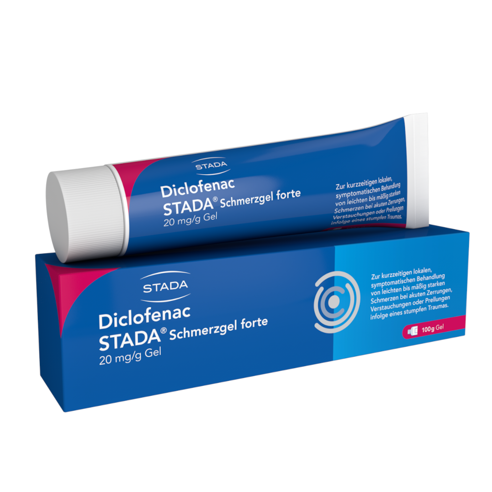 DICLOFENAC STADA Schmerzgel forte 20 mg/g Abbildung für DICLOFENAC STADA Schmerzgel forte 20 mg/g