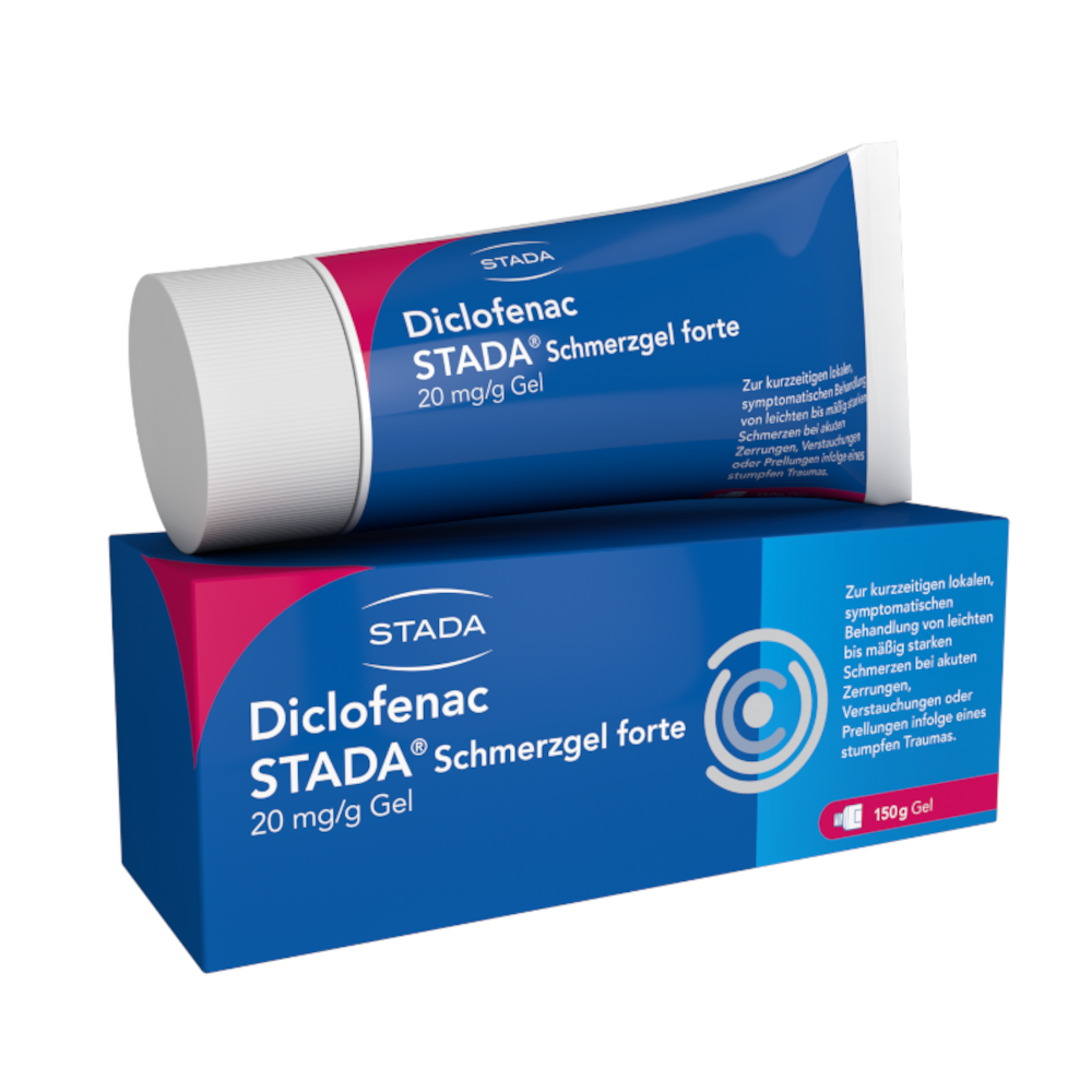 DICLOFENAC STADA Schmerzgel forte 20 mg/g Abbildung für DICLOFENAC STADA Schmerzgel forte 20 mg/g