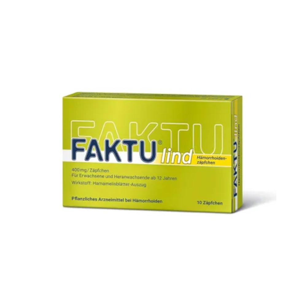FAKTU lind Hämorrhoidenzäpfchen Abbildung für FAKTU lind Hämorrhoidenzäpfchen