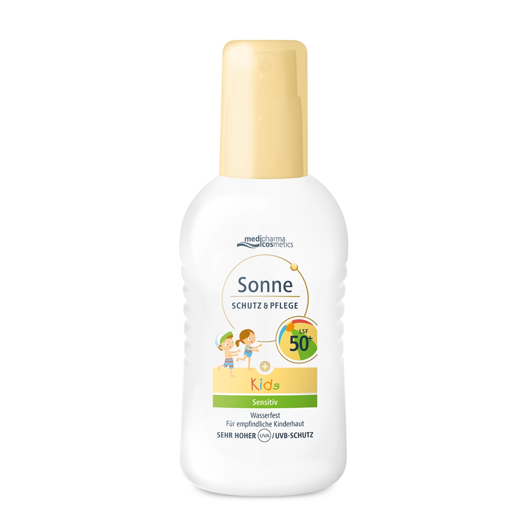 SONNE SCHUTZ & Pflege Spray Kids LSF 50+ Abbildung für SONNE SCHUTZ & Pflege Spray Kids LSF 50+
