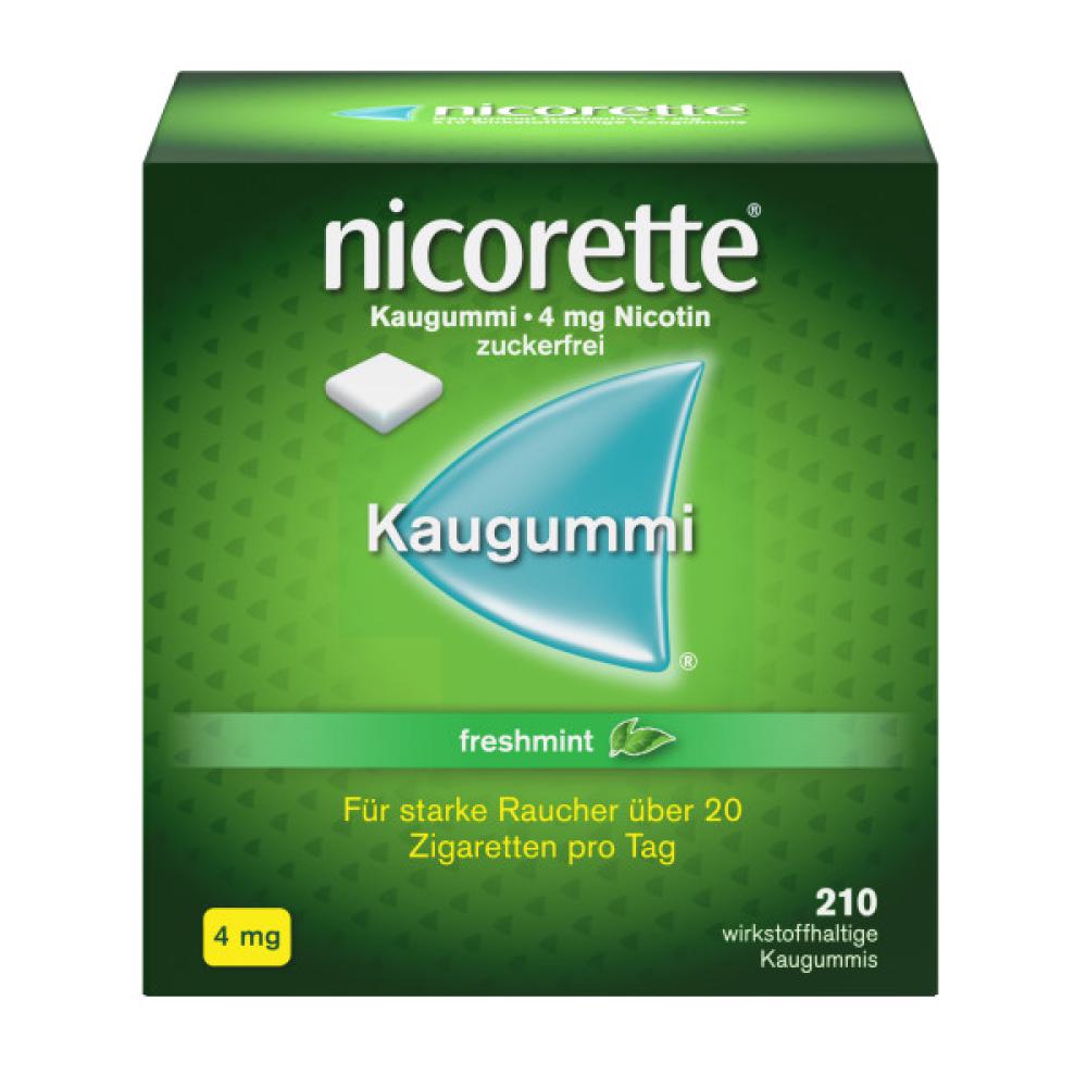 NICORETTE Kaugummi 4 mg freshmint Abbildung für NICORETTE Kaugummi 4 mg freshmint