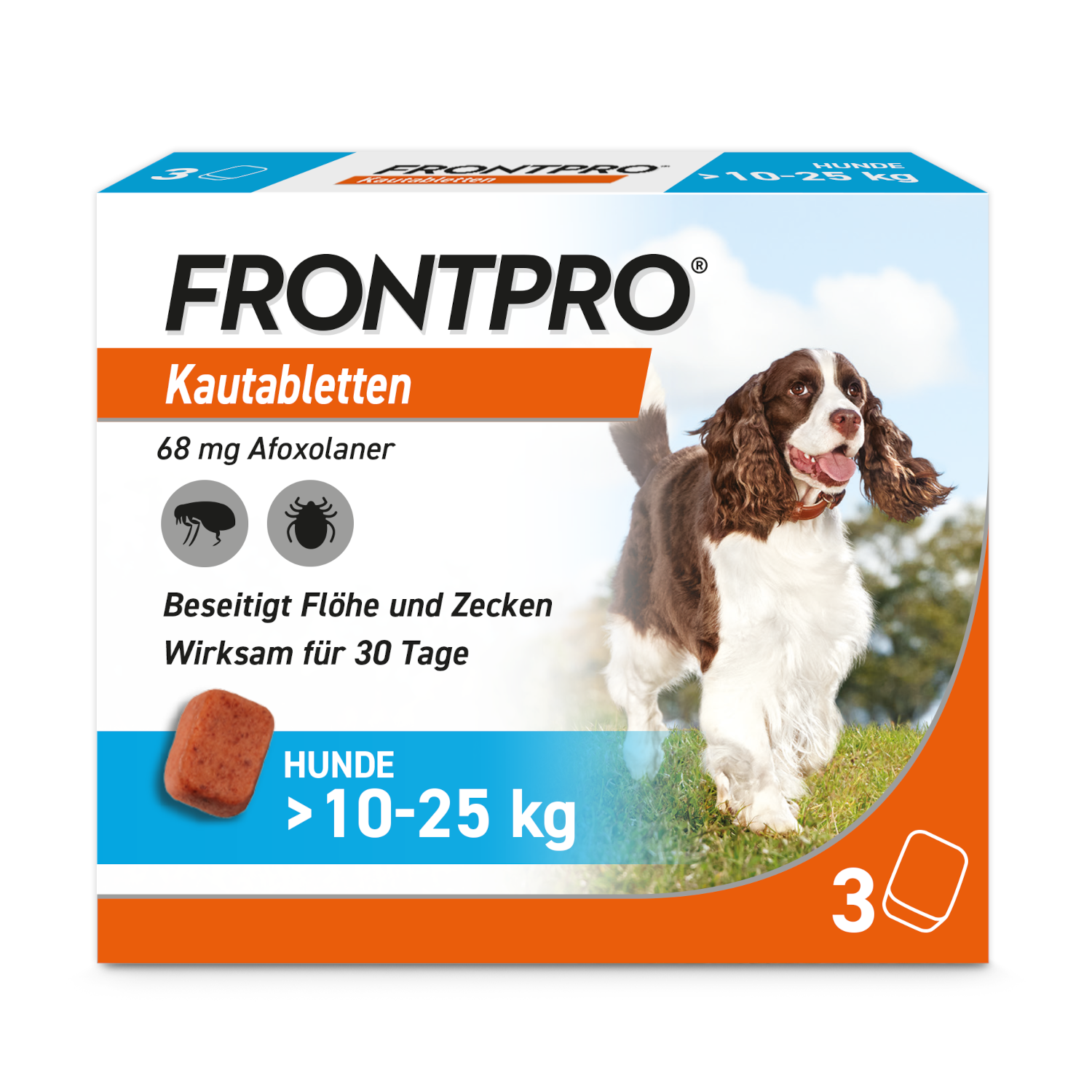 FRONTPRO 68 mg Kautabletten f.Hunde >10-25 kg Abbildung für FRONTPRO 68 mg Kautabletten f.Hunde >10-25 kg