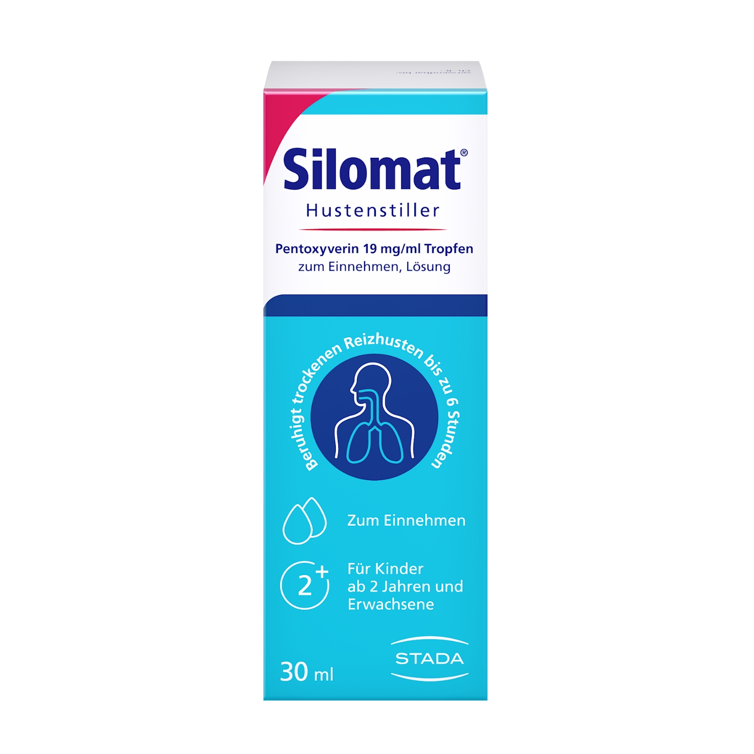 SILOMAT Hustenstiller Pentoxyverin 19 mg/ml TEI Abbildung für SILOMAT Hustenstiller Pentoxyverin 19 mg/ml TEI