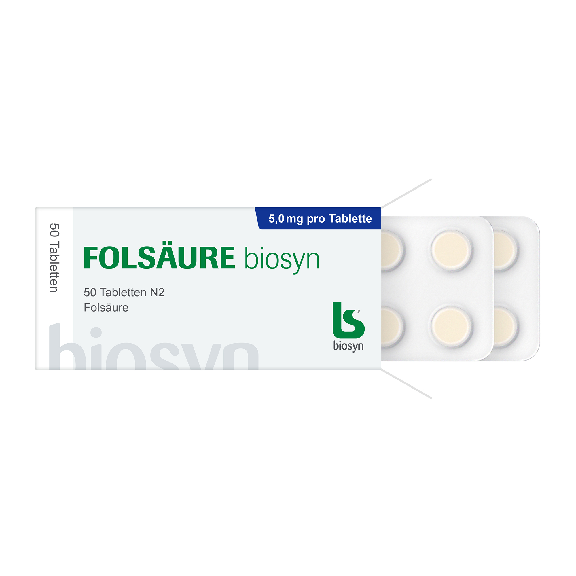 FOLSÄURE BIOSYN Tabletten Abbildung für FOLSÄURE BIOSYN Tabletten
