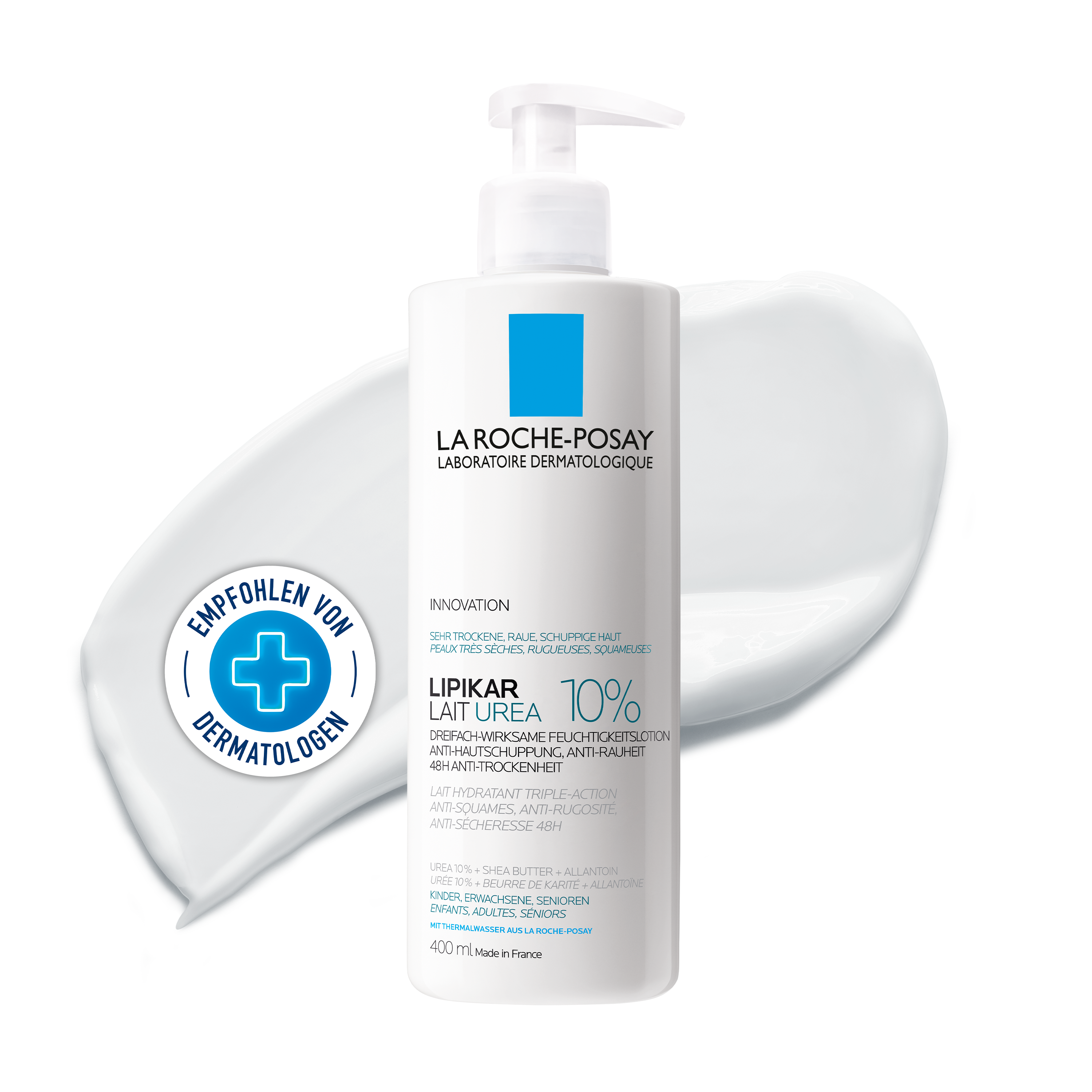 LA ROCHE-POSAY Lipikar Lait Urea 10% Abbildung für LA ROCHE-POSAY Lipikar Lait Urea 10%