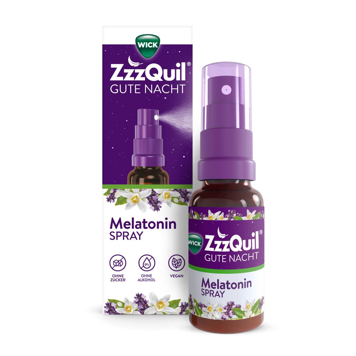 WICK ZzzQuil Gute Nacht Spray Abbildung für WICK ZzzQuil Gute Nacht Spray