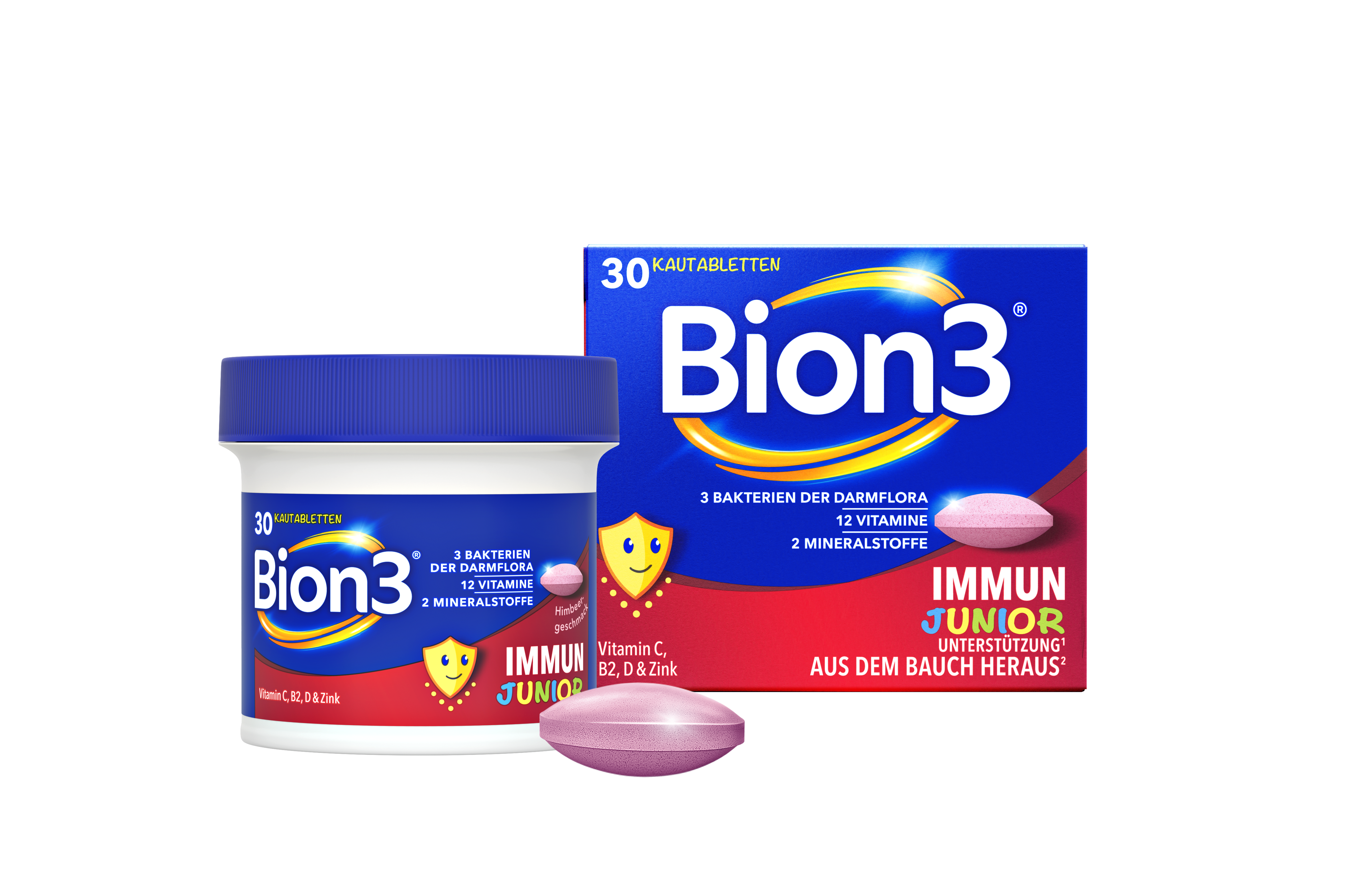 BION3 Immun Junior Kautabletten Abbildung für BION3 Immun Junior Kautabletten