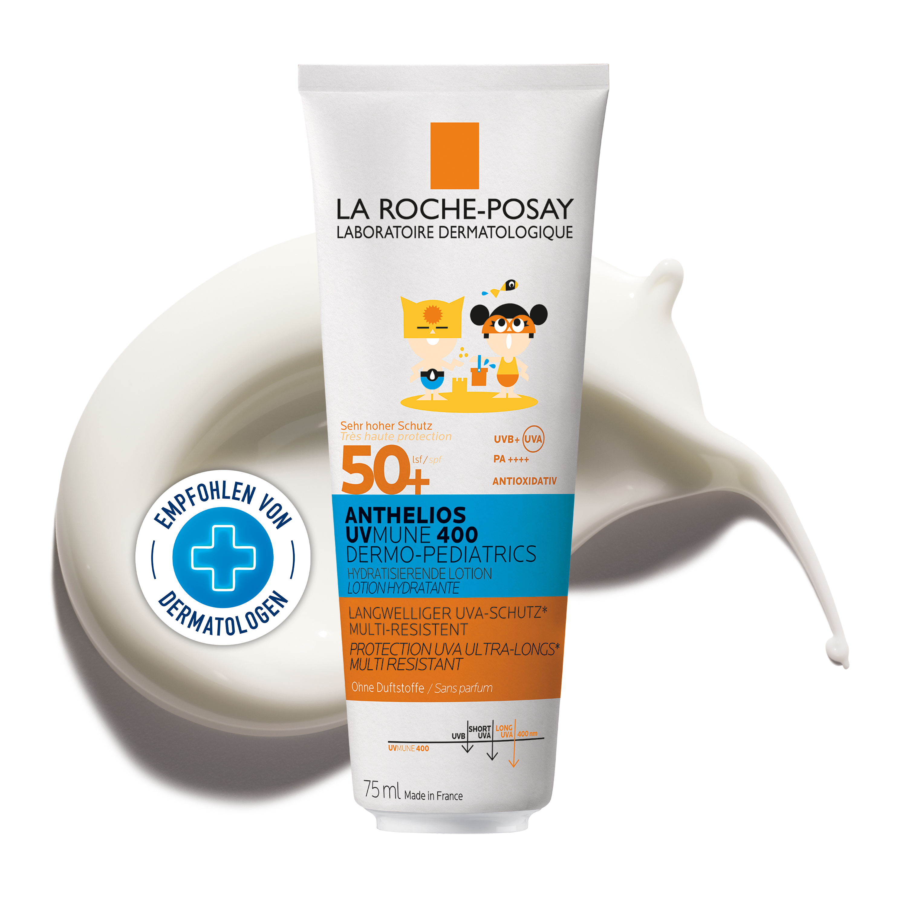 LA ROCHE-POSAY Anthelios Dermo Kids Milch LSF 50+ Abbildung für LA ROCHE-POSAY Anthelios Dermo Kids Milch LSF 50+