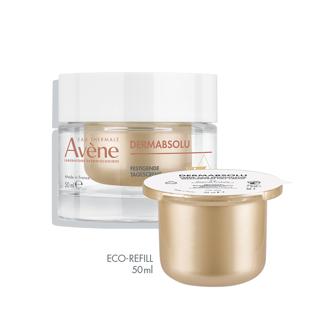 Avène DERMABSOLU festigende Tagescreme Nachfüllpack Abbildung für Avène DERMABSOLU festigende Tagescreme Nachfüllpack