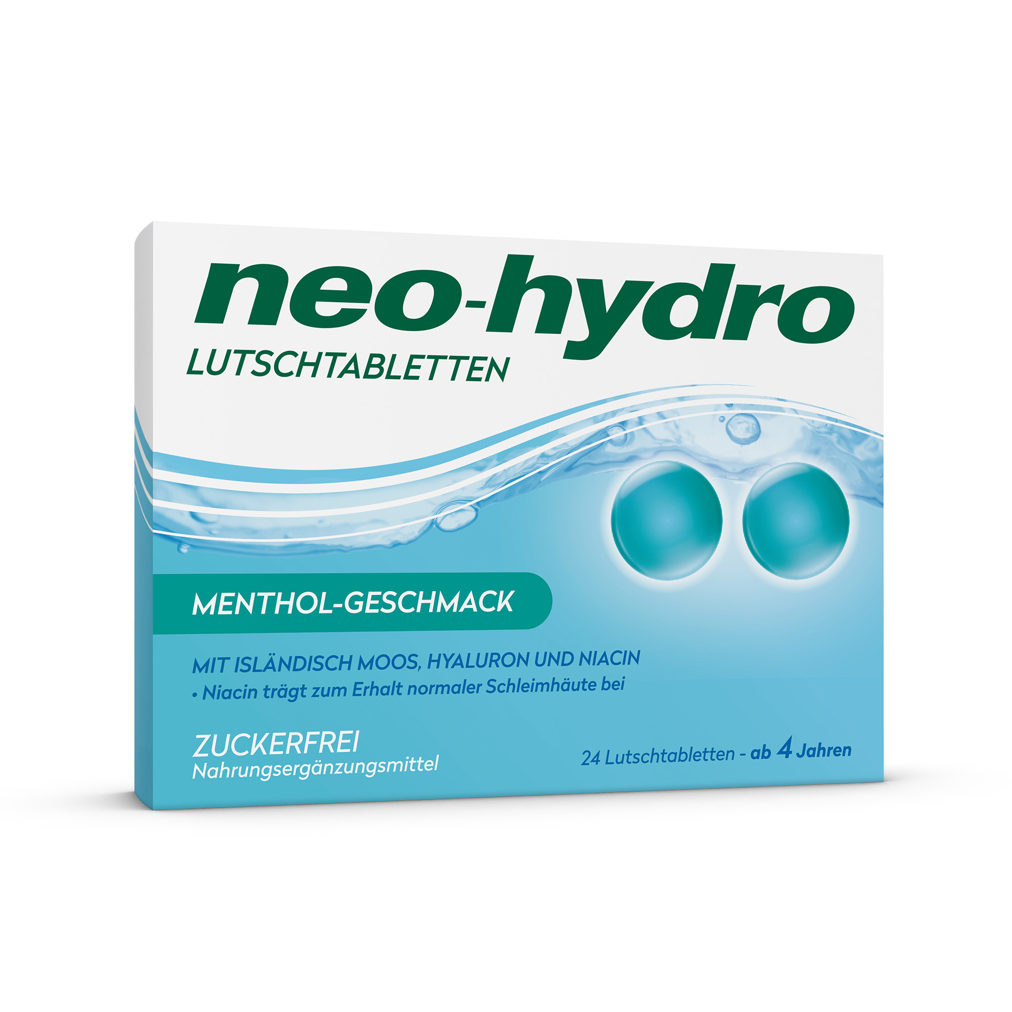 NEO-HYDRO Lutschtabletten Menthol zuckerfrei Abbildung für NEO-HYDRO Lutschtabletten Menthol zuckerfrei