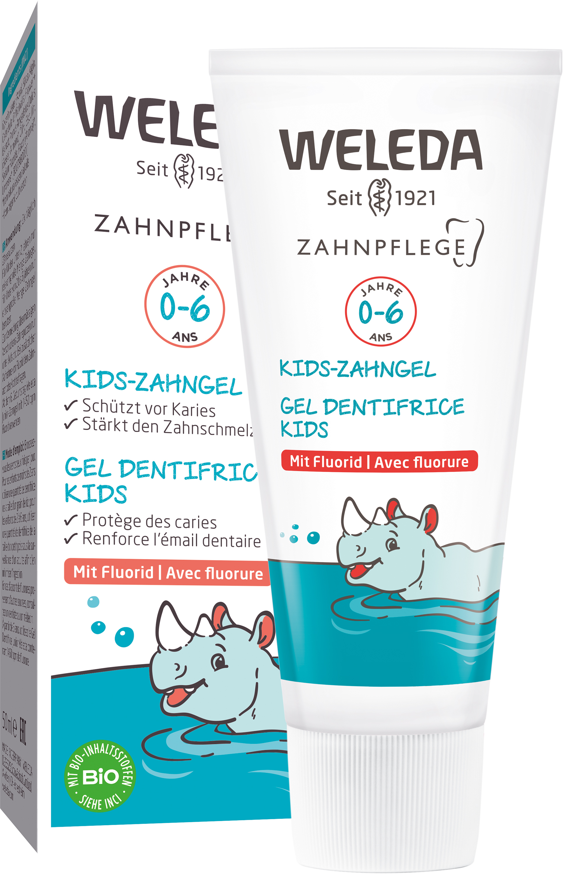 WELEDA Kids-Zahngel mit Fluorid Abbildung für WELEDA Kids-Zahngel mit Fluorid