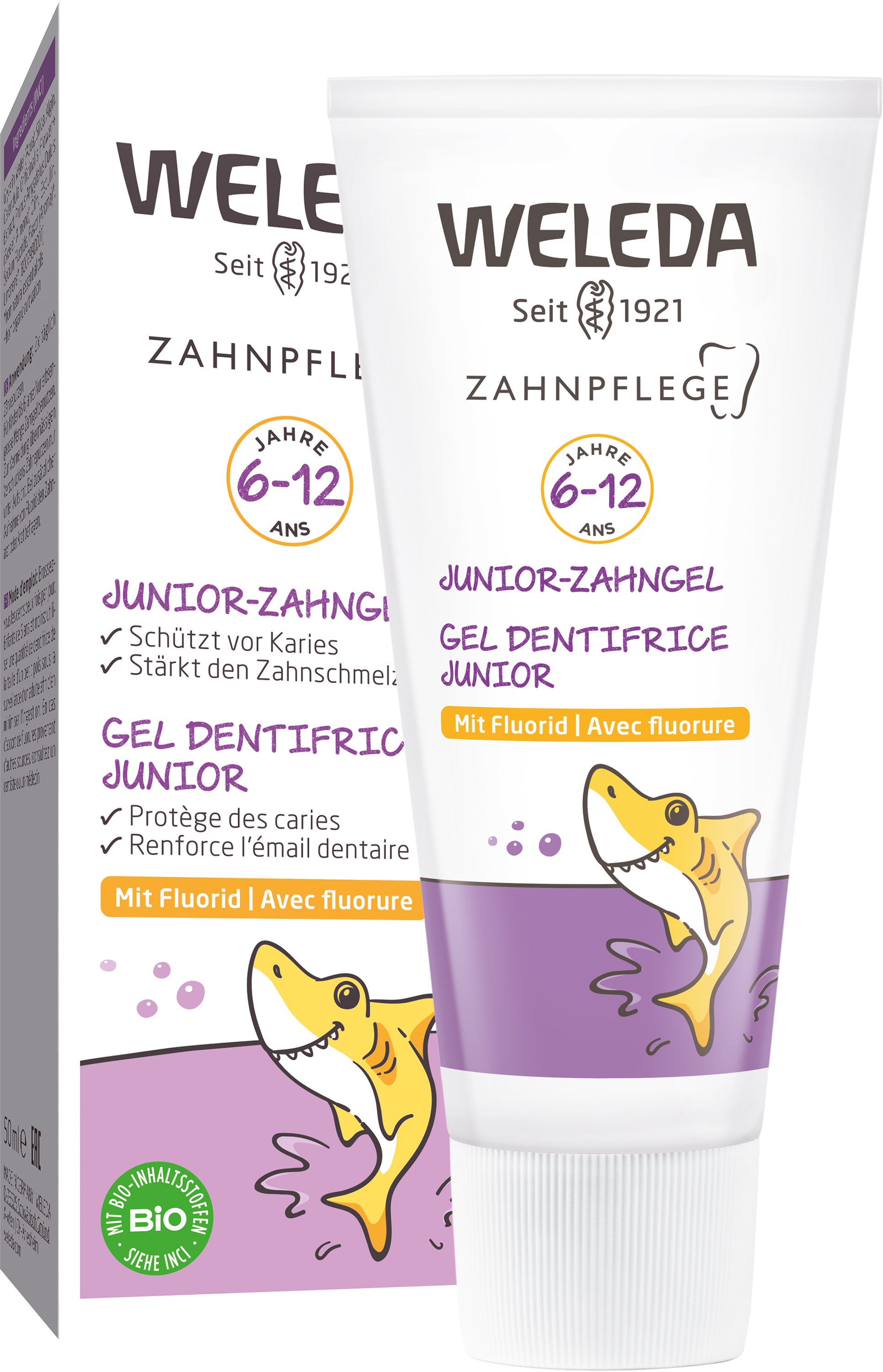 WELEDA Junior-Zahngel mit Fluorid Abbildung für WELEDA Junior-Zahngel mit Fluorid