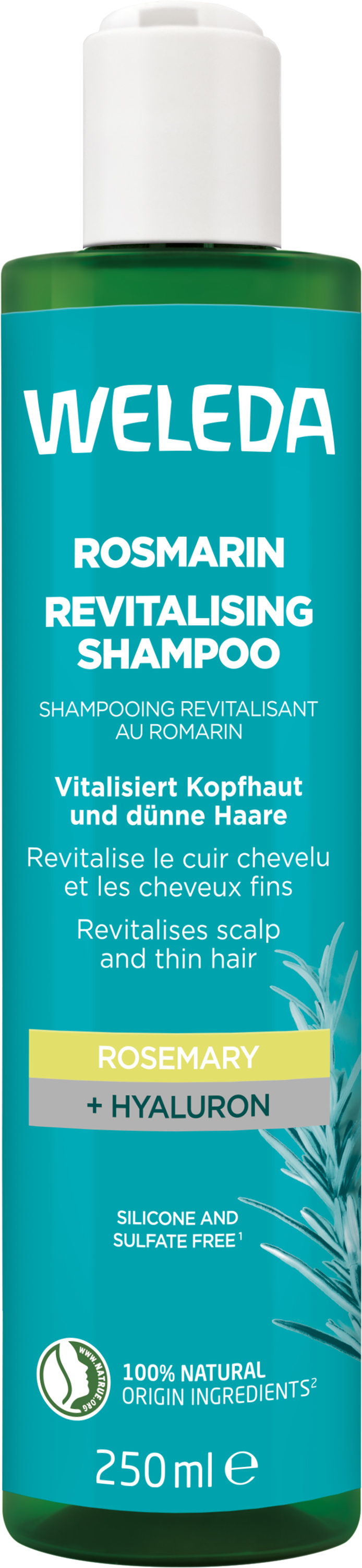 WELEDA Rosmarin Revitalising Shampoo Abbildung für WELEDA Rosmarin Revitalising Shampoo