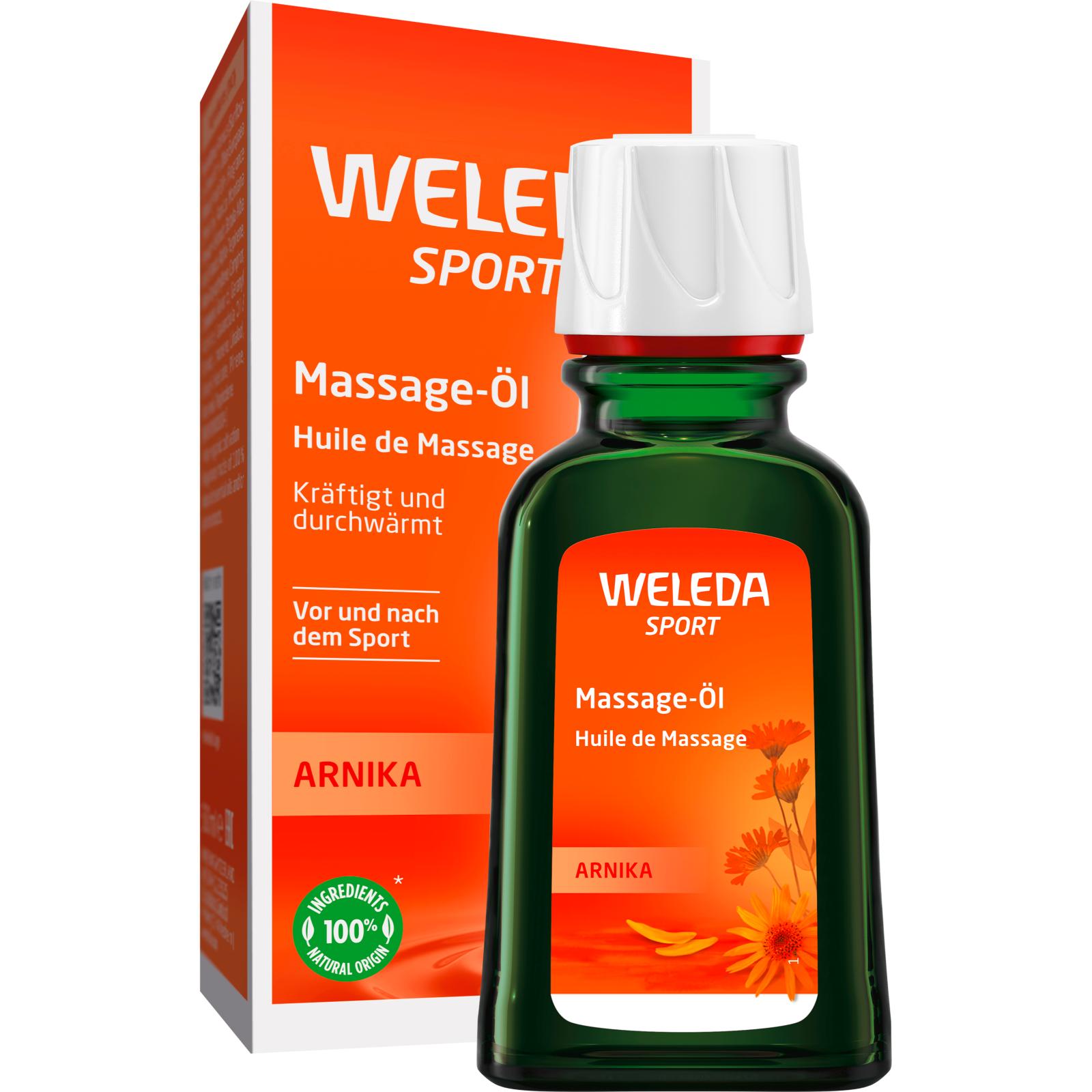 WELEDA Sport Massage-Öl Arnika Abbildung für WELEDA Sport Massage-Öl Arnika