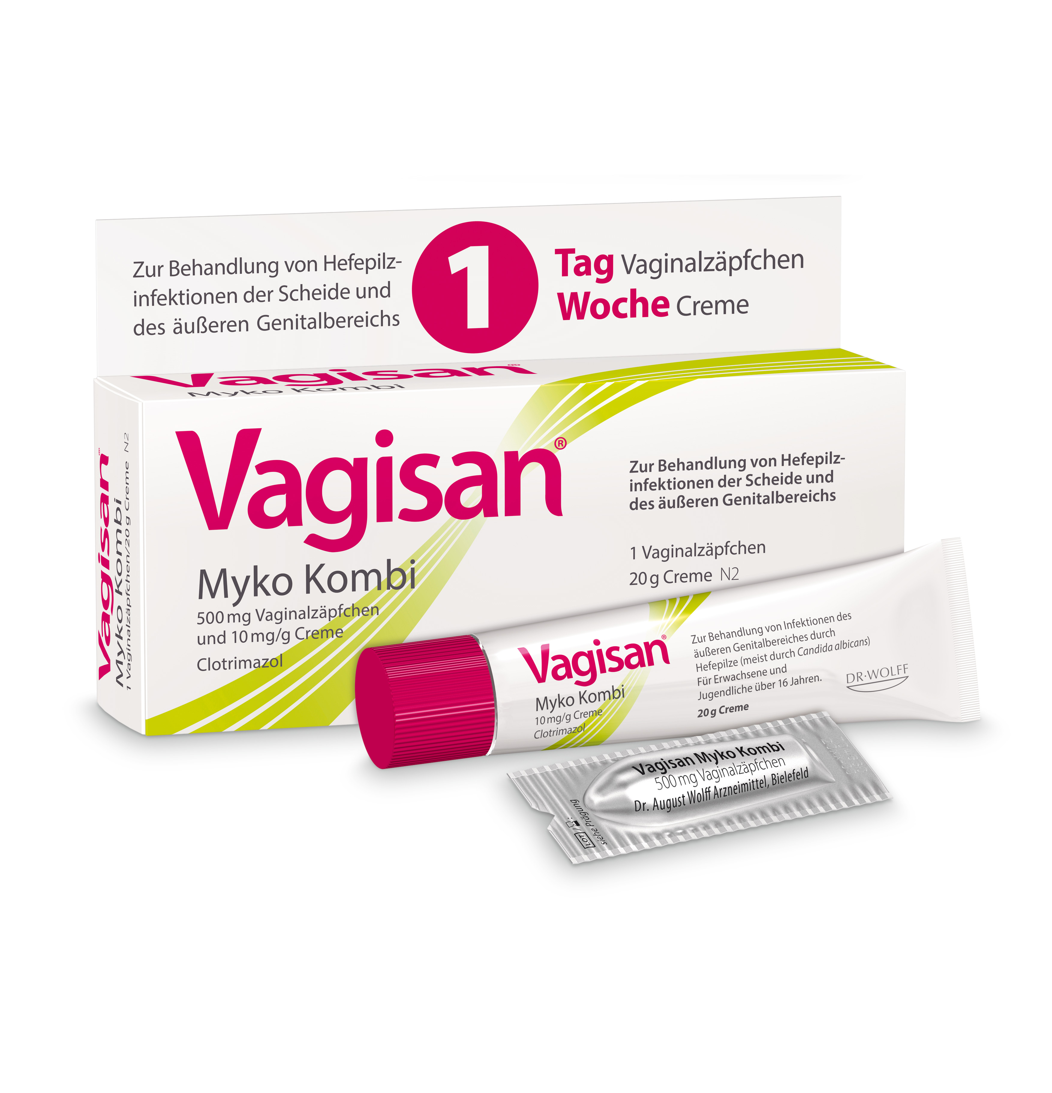 VAGISAN Myko Kombi 1-Tagestherapie Abbildung für VAGISAN Myko Kombi 1-Tagestherapie